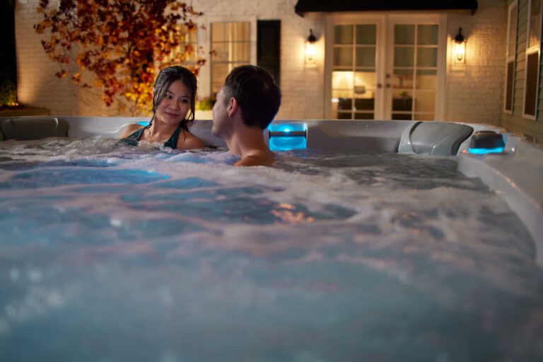 modern hot tub