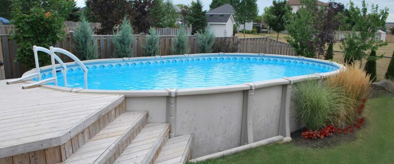 above ground pool